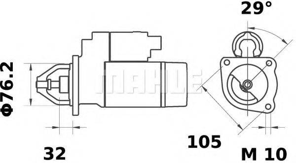 MAHLE ORIGINAL MS 410
