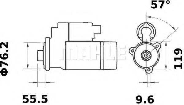 MAHLE ORIGINAL MS 412