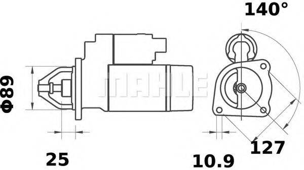 MAHLE ORIGINAL MS 355