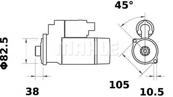BOBCAT 6632415 Стартер