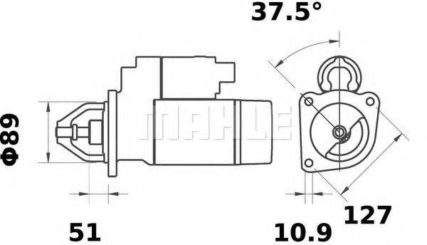 CASE IH 84994459 Стартер