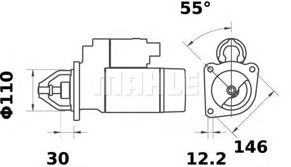 MAHLE ORIGINAL MS 207