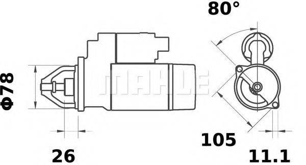 MAHLE ORIGINAL MS 128