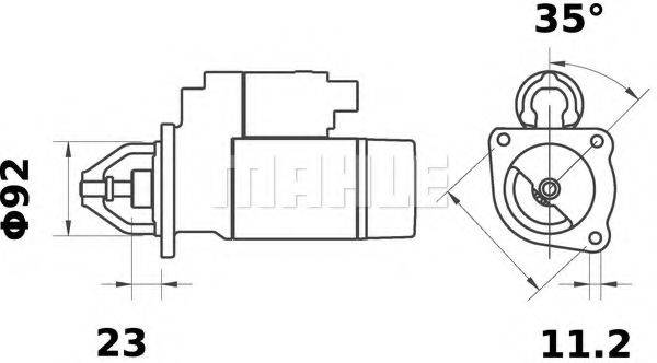 MAHLE ORIGINAL MS 129