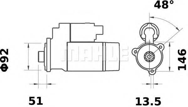 CUMMINS 3283813 Стартер