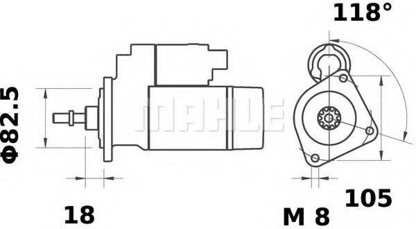 MAHLE ORIGINAL MS 57