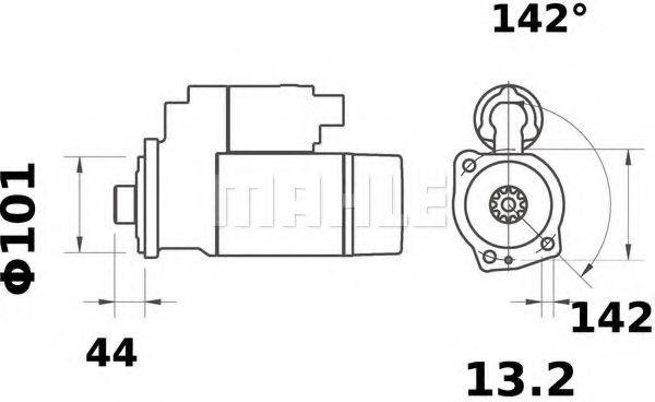GAZ 8.9161 Стартер