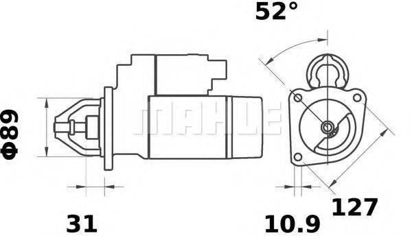 MAHLE ORIGINAL MS 49