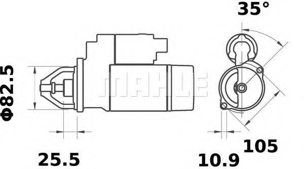 DEUTZ 0118 1751 Стартер