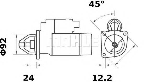 MAHLE ORIGINAL MS 12