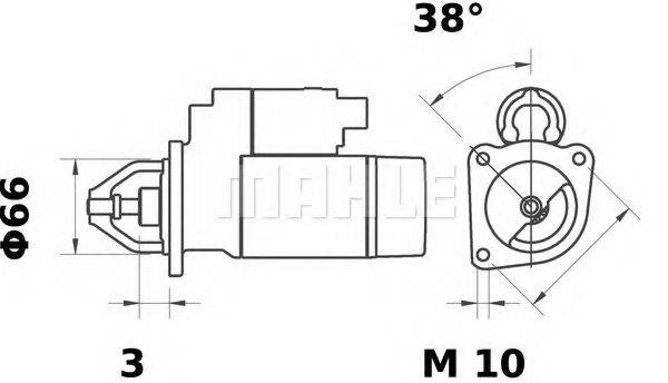 MAHLE ORIGINAL MS 8