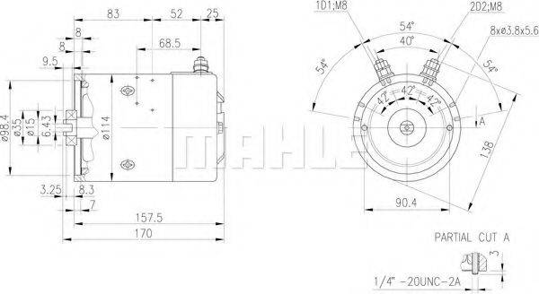 MAHLE ORIGINAL MM 168