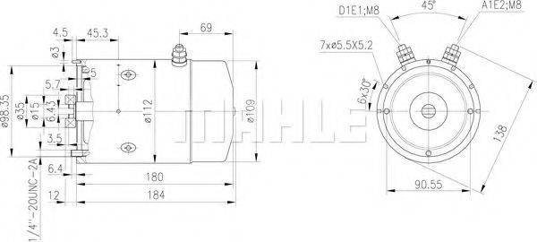 MAHLE ORIGINAL MM 106