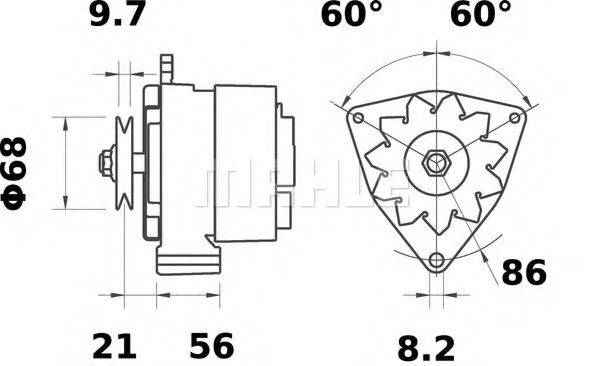 MAHLE ORIGINAL MG 627