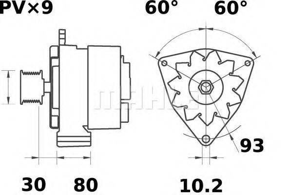 MAHLE ORIGINAL MG 587