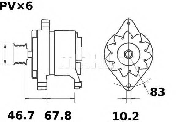 MAHLE ORIGINAL MG 589