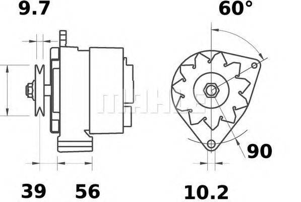 MAHLE ORIGINAL MG 593