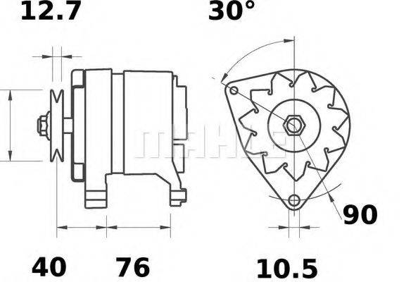 MAHLE ORIGINAL MG 582