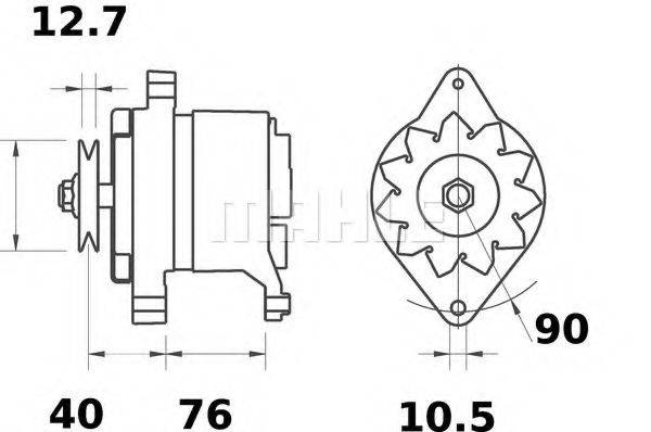 MAHLE ORIGINAL MG 583