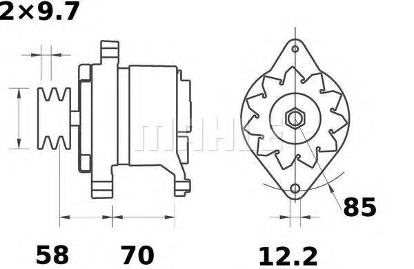 FIAT 4798447 Генератор