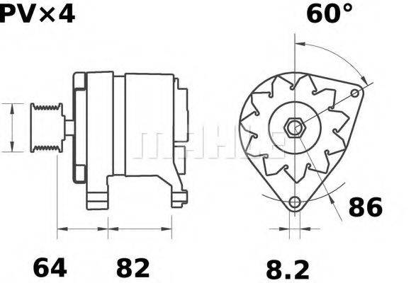 MAHLE ORIGINAL MG 507