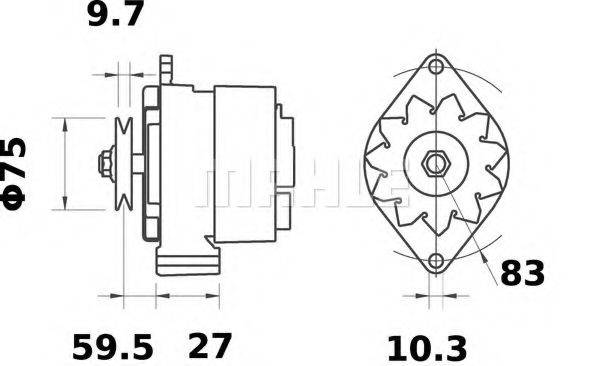 MAHLE ORIGINAL MG 478