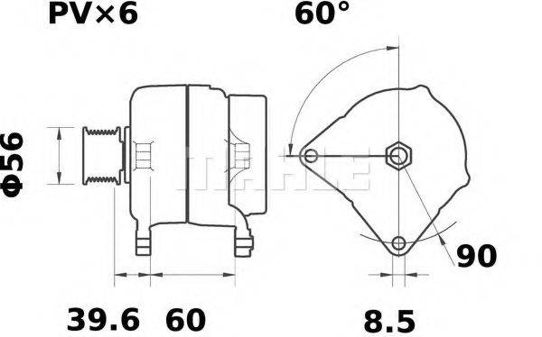 BOSCH AL5057X Генератор