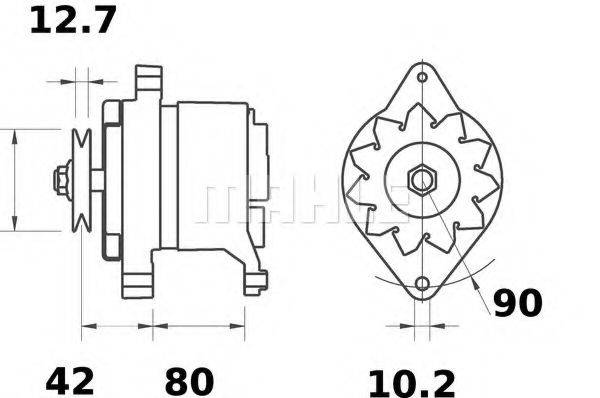 MAHLE ORIGINAL MG 455