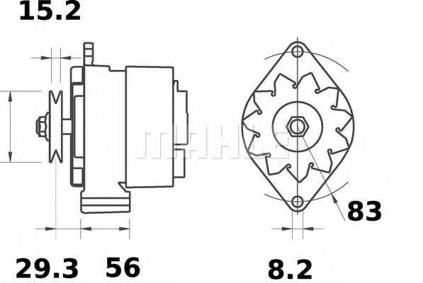 MAHLE ORIGINAL MG 438