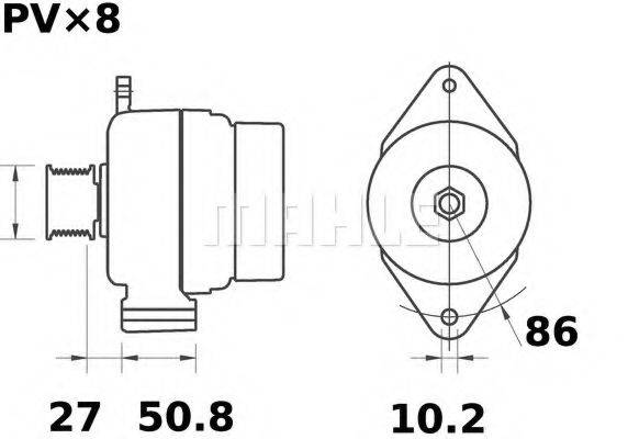 MAHLE ORIGINAL MG 414