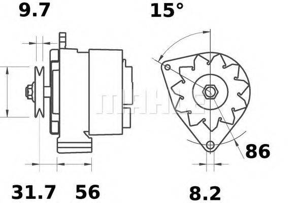 MAHLE ORIGINAL MG 395