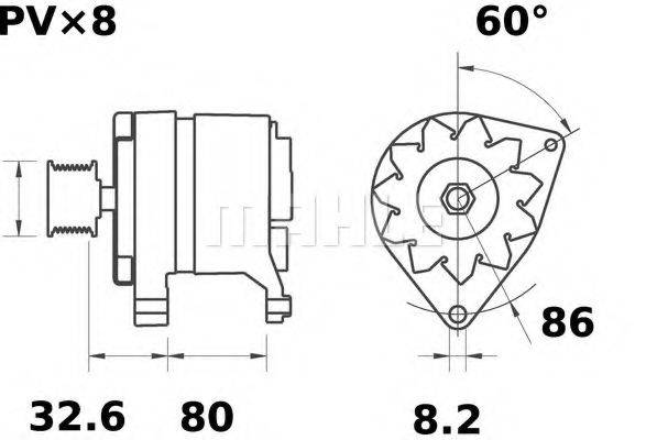 NEW HOLLAND 82 002 327 Генератор