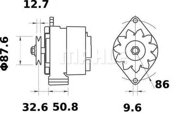 CASE IH 84994151 Генератор