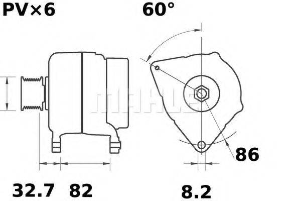 MAHLE ORIGINAL MG 306