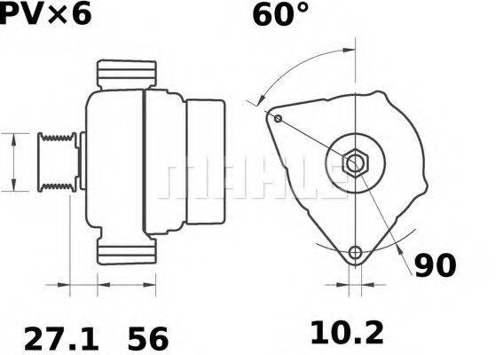 MAHLE ORIGINAL MG 232