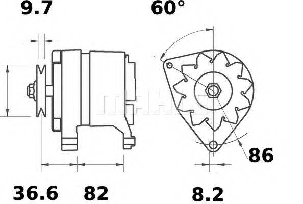 MAHLE ORIGINAL MG 222