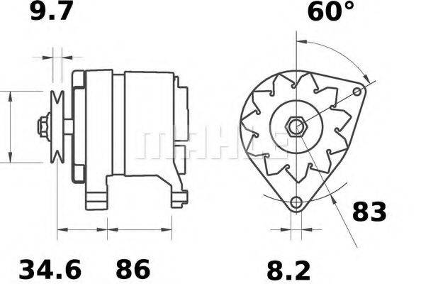 MAHLE ORIGINAL MG 196