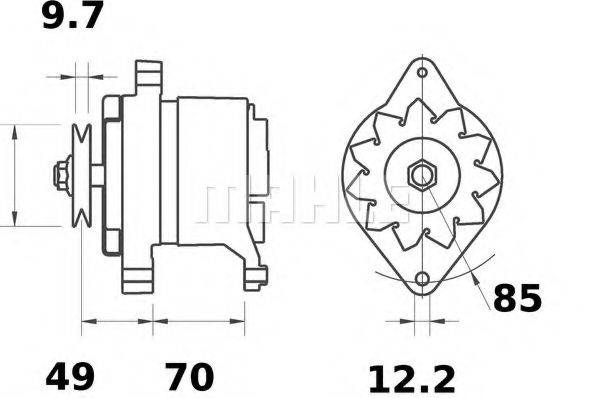 MAHLE ORIGINAL MG 156