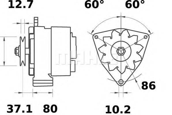 MAHLE ORIGINAL MG 158