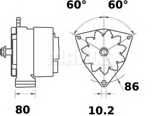 MAHLE ORIGINAL MG 126