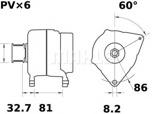 MAHLE ORIGINAL MG 105
