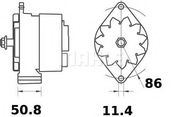 MAHLE ORIGINAL MG 77