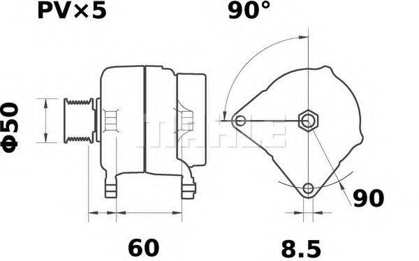 MAHLE ORIGINAL MG 79