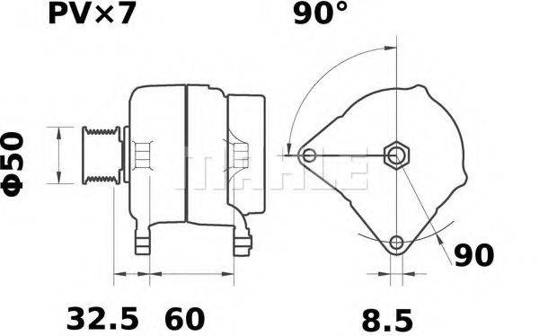 MAHLE ORIGINAL MG 65