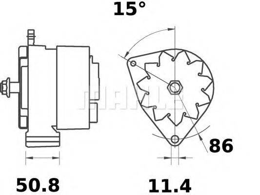 MAHLE ORIGINAL MG 58