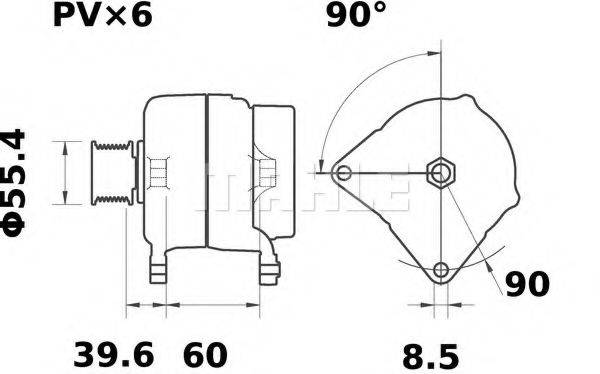 MAHLE ORIGINAL MG 64