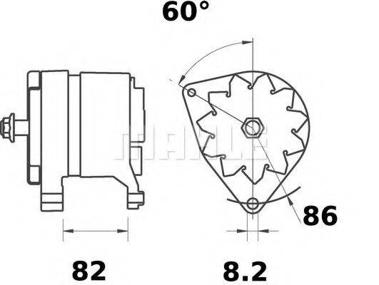 VALTRA 82665410 Генератор