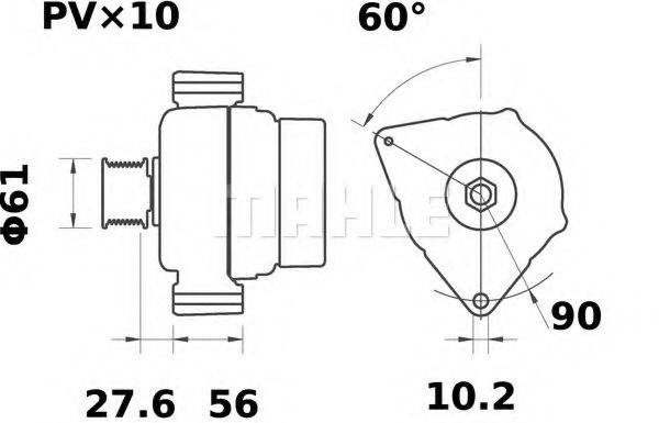 CASE IH 87573243 Генератор