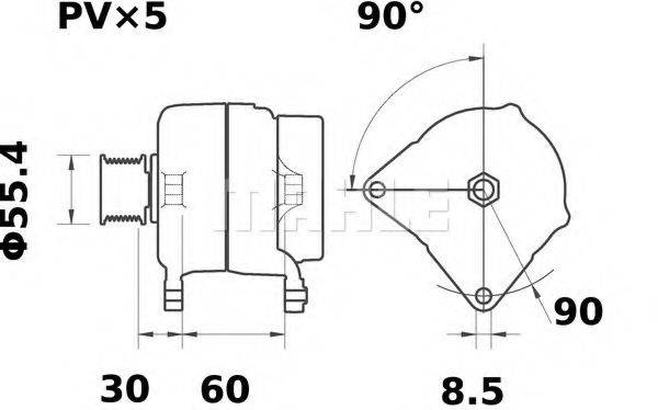 MAHLE ORIGINAL MG 32