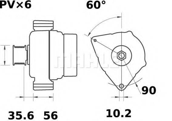 MAHLE ORIGINAL MG 19